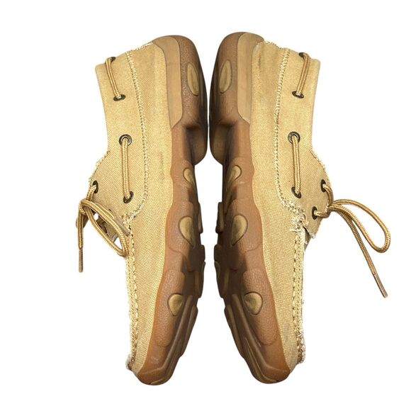 Twisted X Women's Size 10 Khaki Canvas Driving Moccasins (HF16) - Picture 6 of 8
